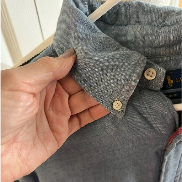 Men’s Ralph Lauren Denim Button Down Long Sleeve w/Flannel Linning - Picture 3 of 9